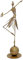 Garten-Metalldekoration, Metalldekoration für Garten, tanzendes Mädchen, Schmetterling, tanzendes Mädchen, Outdoor-Dekorationen, Outdoor-Metallstatue für Bauernhaus, Fußweg, 34,9 cm (B, One Size)