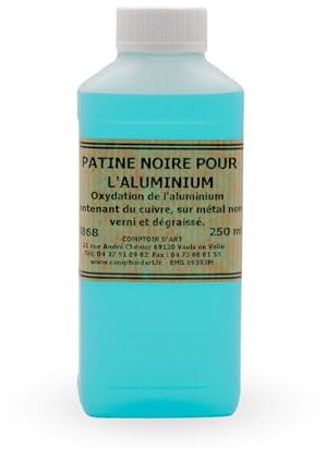 Comptoir d'Art - Patine Noir (0868) pour Aluminium (250mL)