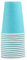 Pro Nappe - Réf. 89116i - 15 Gobelets - 20cl - carton - turquoise