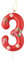 mciskin Strawberry Birthday Candles,Berry 3rd Birthday Decorations,Red Number 3 Candles for Cake,Girls Boys 3rd Birthday Decorations,Red Strawberry & Berry Themed Party Supplies for Fruit Cake Décor