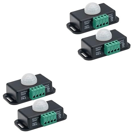HOMSFOU 4stücke Bewegungsmelder Controller Für Leuchten Für Innen Und Außenbereich Für Treppen Küchen Und Flure Energiesparend Und Praktisch