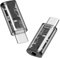 Seminer USB C a 3.5mm Audio Adaptador (2 Pack), USB Tipo C a Aux Auriculares Hembra Jack DAC-USB C Adaptador de Auriculares para iPhone Serie 15, iPad Pro, Galaxy