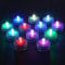 AMFUN Tauchbare LED-Lichter, 12 Stück Flammenlose LED Kerzen Teelichter, Wasserdichte Lichter, Mini Unterwasser Licht für Aquarium Garten Hochzeitsfeier, Farblicht