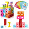 20 Stück Number Blocks,Zahlenbausteine ​​aus Holz,Holz Zahlenblock Spielzeug,Wooden Number Building Blocks,Holzbausteine Bauklötze, zahlenbausteine zum stapeln,Montessori Spielzeug ab 3 Jahre