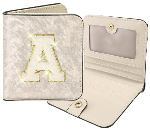 FALAN MULE Geldbörse für Damen klein, Teenager, Mädchen, trendiges Geschenk, personalisierbar, Weihnachten, Geburtstag, Geschenk für Frauen, Freunde, Tochter (A, Champagner-Gold)