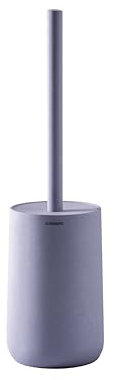 COSMIC Saona Escobilla de Baño de Diseño Elegante Fabricada en Resina. Escobillero de Suelo para WC en Color Lavanda