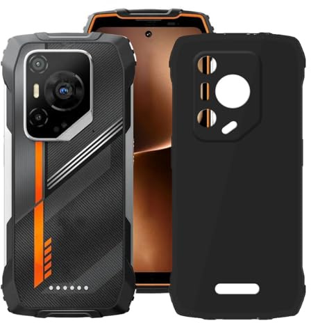 KJYFOANI Handyhülle für Blackview Oscal Pilot 3 (6.78),Schwarz Ultra Dünn Weiche Silikon TPU Schutzhülle, Stoßfest Kratzfest Bumper Hülle für Blackview Oscal Pilot 3 - Schwarz