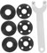 Gatuida 1 Set Adjustable Angle Grinder Wrench Set with Lock Nuts Compatible with Makita Threaded Shaft Durable Flange Attachments for Efficient Home Repairs