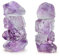 Nicetage 8 Stück Amethyst natürliche rohe Kristalle Chakra Stein große Amethyst Kristalle – 0.78 bis 1.1 -Rohkristalle für Reiki, Heilung, Tumbling, Aura Cleansing Arts, Springbrunnenrund cks