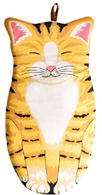 STÜCKE Ofenhandschuhe Küche Kochen Katze Handschuh Katze Design Topflappen Handschuhe Für BBQ Gasgrill Zubehör