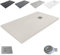 Plato de Ducha Resina Extraplano outletaseo – Antideslizante Textura Pizarra - Todas Las Medidas Disponibles -Todos los Colores - Incluye Válvula desagüe+Rejilla (60x60, Beige RAL 1172)