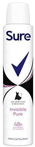Sure Invisible Pure Anti-Perspirant Aerosol 200ml