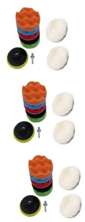 CALLARON 27 Stück 3 Polierpad Bohren Auto-wachs-pads Polierpads Für Autos Für Autowachs Haken Für Banjo-halterungen Für Autopolitur Schaumschwamm Wagen 8-teiliges Set