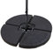 BB Sport Lestage pour parasols Dalles de Parasol pour Parasol déporté - Pied en Croix Noir 52 litres / 85 kg - Peut être rempli d'eau ou de Sable