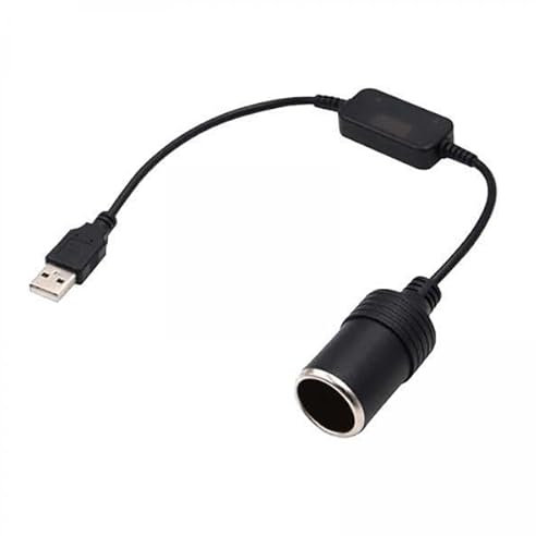 AsrMyjcx Adaptateur USB 3 Ports pour ur de Voiture, Puissance Maximale 12V 1A, Idéal pour Gadgets Automobiles, Smartphone, 2 pièces