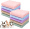Meerschweinchen Decken,10 Stück Fleece Haustier Decken 35 x 75 cm,Meerschweinchen Käfig Einlagen,Kleintier Fleece Bett,Hundedecke,Katzendecken für Kaninchen Hamster Hase Chinchilla Eichhörnchen