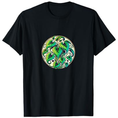 Pothos Pianta D'appartamento Amante Illustrazione Pianta Mamma Maglietta