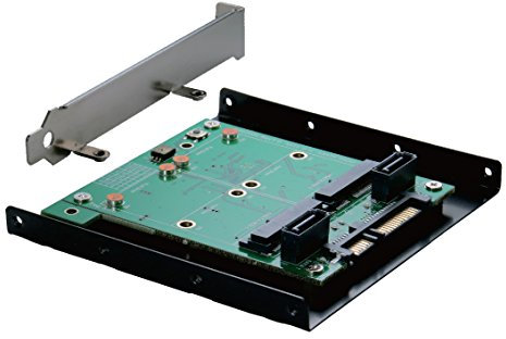 SATA 3 zu 2 x mSATA SSD & SATA 2 mit 2.5“ Einbaurahmen, RAID 0/1