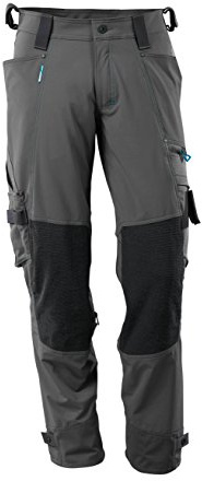 Mascot 17079-311-18-82C52 Trousers with Dyneema Stretch, Dark Anthracite, Size 82C52