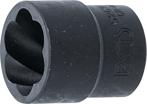 BGS 5269-21 | Douille spiralée/extracteur de vis | 12,5 mm (1/2) | 21 mm, Bruni, Noir, 21 mm