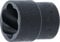 BGS 5269-21 | Spiral-Profil-Steckschlüssel-Einsatz / Schraubenausdreher | 12,5 mm (1/2) | SW 21 mm