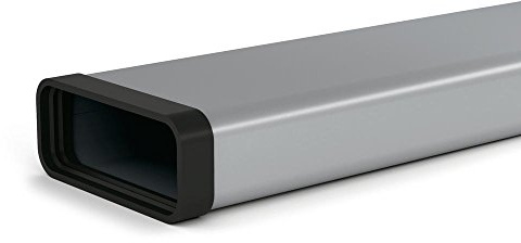 SF-VRO 150 Flachkanalrohr in 500 mm Länge mit Profildichtungen / COMPAIR STEEL flow 150 (System Ø 150)