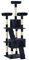 vidaXL Arbre à Chat avec Griffoirs en Sisal 170 cm Bleu Grattoir à Chat Jouet