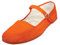 Shoes8teen Women's Flats,Mary Jane,Ballet, 114 Orange, 9 UK