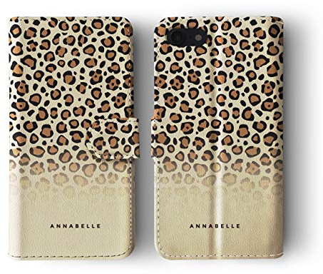 Personalised Compatible with iPhone 6 & 6s Tirita Leather Flip Wallet Case Cover PRINTED GLITTER, NOT REAL GLITTER Animal Print Snake Ombre Glitter Leopard Skin Custom Initials