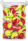 Tecnifibre 36 Bälle Minitennis - Stage 3 - Rot