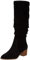 Amazon Essentials Stivali Alti Con Tacco A Blocco Donna, Nero, 38.5 EU Larga