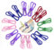 Lot de 16 clips de stockage alimentaire, clips de sac de congélation réutilisables pour sécher les vêtements, sceller les collations ou le café, garder les aliments frais (couleurs aléatoires)