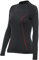 Dainese Damen Thermo LS Lady Baselayer-Shirt, Schwarz/Rot, M