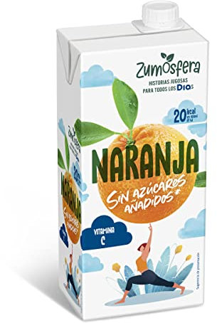 DIA ZUMOSFERA zumo de naranja sin azúcares añadidos envase 1 lt