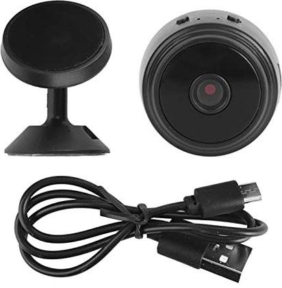 Caméra WiFi sans Fil 120 ° Grand Angle 720P Mini Système de Surveillance Webcam sans Fil Caméra de Sécurité à Distance CCTV pour Enfants Aînés