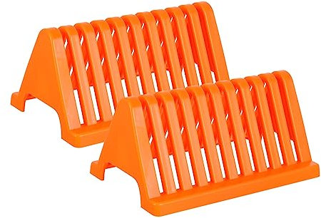 Baluue 2 Piezas Escurridor De Platos Estante De Secado De Material De Laboratorio Tendedero Para Ropa Seca Estante Para Secar Platos Caja De Almacenaje Páginas