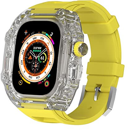 AMSOH Para Apple Watch Ultra 49mm MOD Kit Case Band, Ultra 49mm, Agate