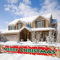 Frohe Weihnachten Banner Outdoor, Rot Weihnachtsbanner Merry Christmas Deko mit Zuckerstangen Muster für Outdoor Weihnachtsdeko, XXL Weihnachts Party Banner für Außen Garten Zaun Dekoration, 300x50cm