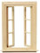 KieTeiiK 1:12 Puppenhaus Miniatur DIY Holz Fenster Tür Weiß Möbel Spielzeug DIY Für Puppenhaus Zubehör 6 Scheiben Puppenhaus Fensterrahmen Holz
