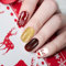 24pcs Faux Ongles Court, 12 Tailles, Forme Carrée Naturels Ongles a Coller de Noël avec Colles à Gelée, Bâton en Bois et Lime à Ongles, pour l'Hiver, Cadeaux de Fête, Cadeaux