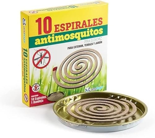 10 Spiralen und 1 Aschenbecher. mit Zitrone. 6 Stunden Schutz