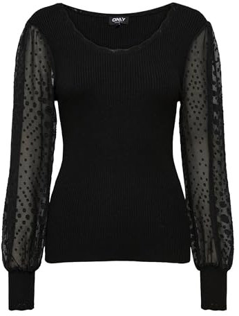 ONLY Damen Onlsoho-Linea L/S Coatigan Cc PNT Rp Blazer 15324301,Schwarz,M