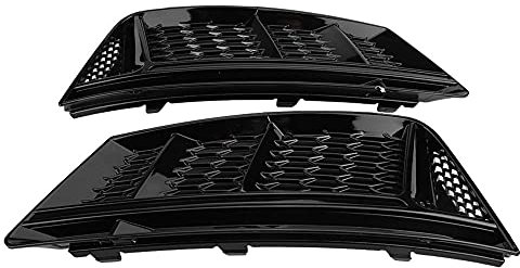 UNGOOR Nebelscheinwerfer Blende Abdeckung Frontstoßstange Lampengitter passend für Audi A4 B9,B9 S4 Autozubehör Nebelscheinwerfer Zubehör.