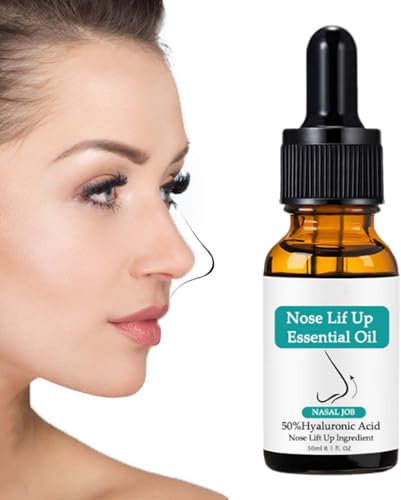 Nose-Up-Öl - Nasenmassage-Essenz,30 ml organische, milde und wirksame nährende Pflanzenextrakte, Nasenlift-Up-Essenzöl für Buckelnase und verzogene Nase Vesone