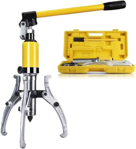 Estrattore Idraulico Dell'ingranaggio, Dispositivo Di Rimozione Separatore Separatore Del Mozzo Del Motore Del Cuscinetto Della Ruota Dentata Della Puleggia Della Pressa Idraulica a 3 Ganasce,10T
