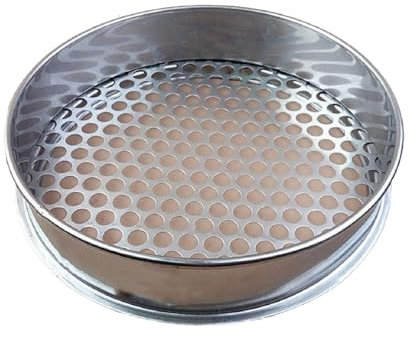 setaccio per terreno, setaccio micron, setaccio giardino, colino in metallo, setaccio per compost, attrezzi da giardino per terra e pietre, Riddl diametro: 30 cm