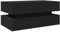vidaXL Mesa de Centro con Luces LED Negro 90x50x40 cm