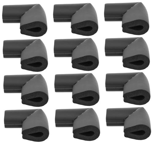 SHINEOFI 12 Pièces Cadre photo meubles verre en forme de U coin de protection transport mobile protecteur d'angle en mousse mobile (blanc) 12 pièces Protège-angles pour table tableau