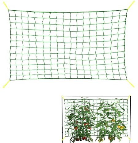 Kletternetz Für Pflanzen - Ranknetz Für Kletterpflanzen | Spaliernetz für Kletterpflanzen | Gartennetz für Kletterpflanzen | Maschennetz Für Bohnen, Tomaten, Erbsen, Kürbisblumen