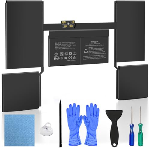 Akku für MacBook 12 Zoll Retina A1534 A1705 (Anfang 2015, Anfang 2016, Mitte 2017), Laptop Akku Ersatzmodell A1527 A1705 Akku EMC 2746 2991 3099 (Upgraded 6.2 VERSIONEN)